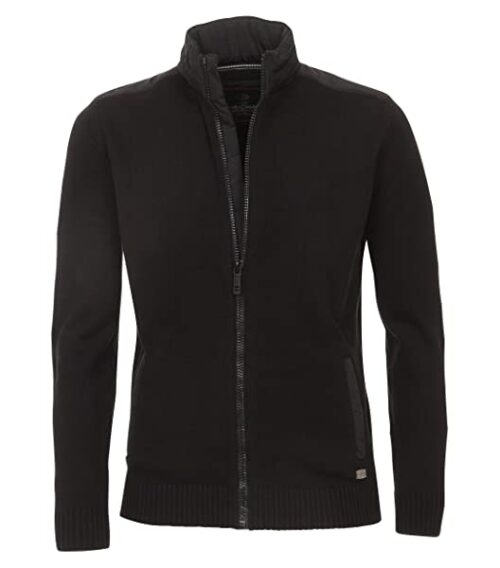 CASAMODA Strickjacke Herren, Schwarz