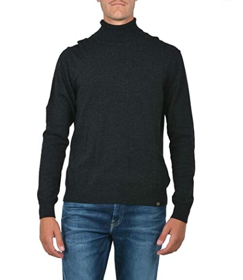 COLMAR 4456-8TE 4456-8TE Kaschmir Rollkragen Pullover Herren, Grau