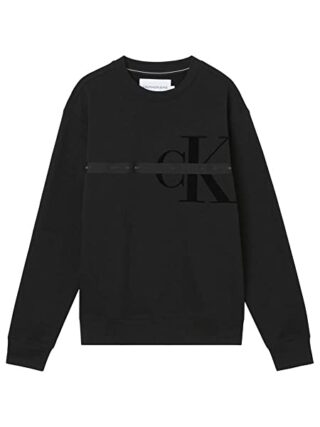 Calvin Klein J30J318790 Pullover Herren, Schwarz