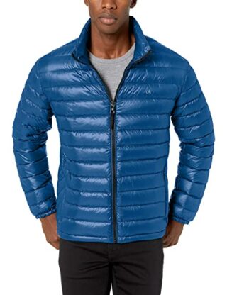 Calvin Klein Packable Down Daunenjacke Herren, Blau
