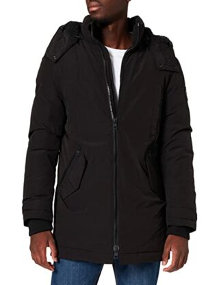 Calvin Klein Sherpa Lined Parka Herren, Schwarz
