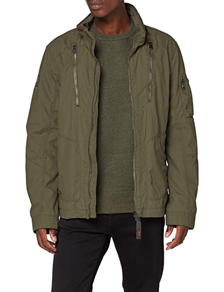 Camel Active Feldjacke Herren, Grün | Leger & Stilvoll | Top-Qualität