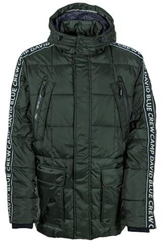 Camp David Steppjacke Herren, Grün