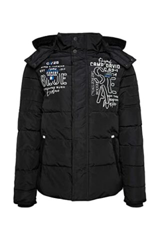Camp David Steppjacke Herren, Schwarz