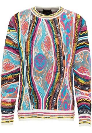 Carlo Colucci Strickpullover Herren, Weiß