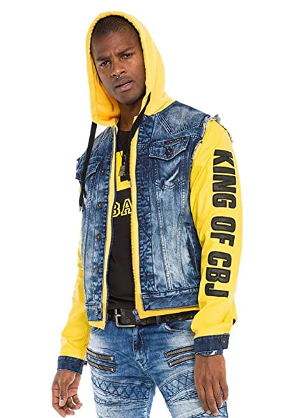 Cipo & Baxx Jeansjacke Herren, Gelb Cipo & Baxx Jeansjacke Herren, Gelb