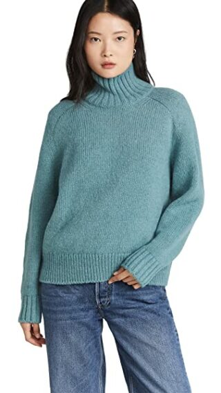 Closed Rollkragen Pullover Damen, Blau