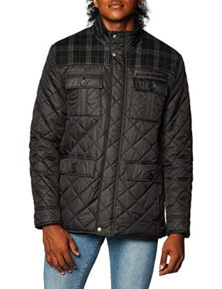 Cole Haan Steppjacke Herren, Schwarz