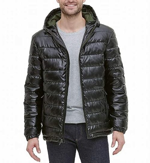Cole Haan Steppjacke Herren, Schwarz