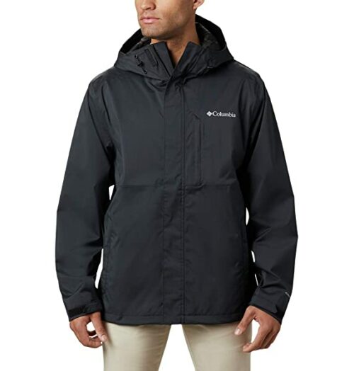 Columbia Cabot Trail Rain Parka Herren, Schwarz