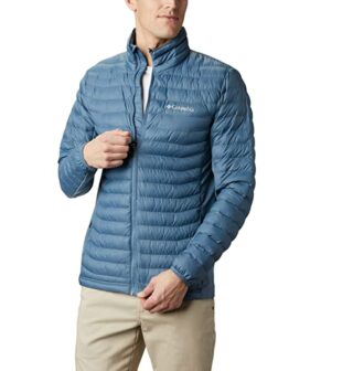 Columbia Powder Pass Steppjacke Herren, Blau