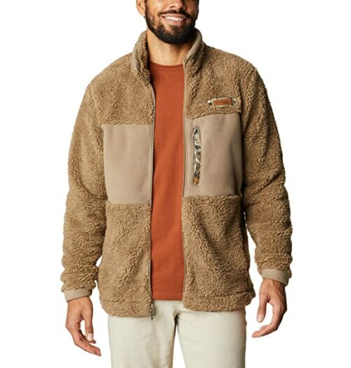 Columbia Roughtail Sherpa Full Zip Blouson Herren, Braun