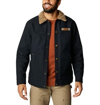 Columbia Roughtail Sherpa Lined Field Blouson Herren, Schwarz