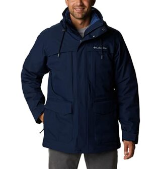 Columbia Stuart Island Interchange Parka Herren, Blau