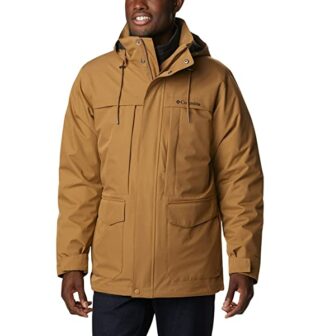 Columbia Stuart Island Interchange Parka Herren, Rot