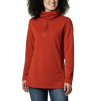 Columbia Turtleneck Firwood Ottoman Rollkragen Pullover Damen, Rosa