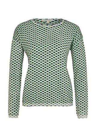 Comma 60310 Strickpullover Damen, Grün