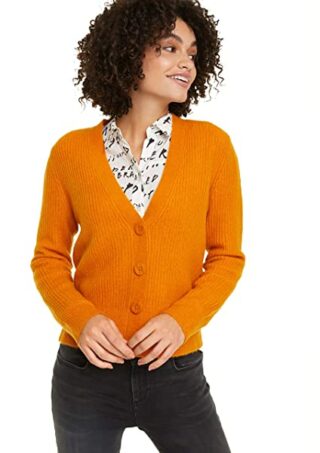 Comma Cardigan Damen, Gelb