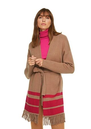 Comma Strickjacke Damen, Braun