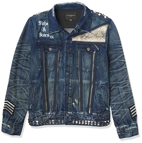 Cult Of Individuality Jeansjacke Herren, Blau