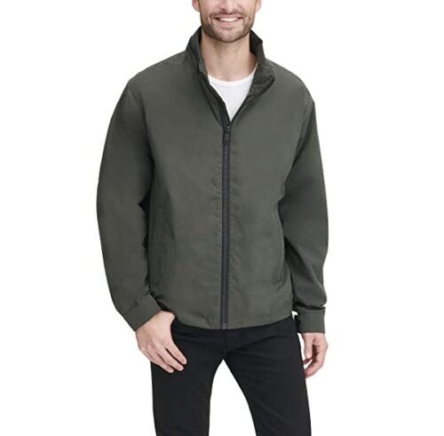 DKNY Collar Blouson Herren, Grün