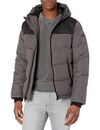 DKNY Shawn Quilted Steppjacke Herren, Grau