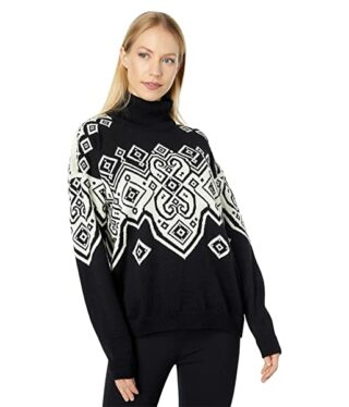 Dale of Norway Falun Rollkragen Pullover Damen, Schwarz