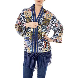 Desigual Chaq_kimo Strickjacke Damen, Blau