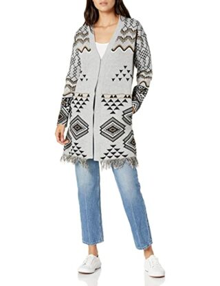 Desigual JERS_Nairobi Cardigan Damen, Grau