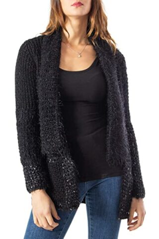 Desigual Noruega Cardigan Damen, Schwarz