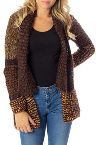 Desigual Oslo Cardigan Damen, Braun