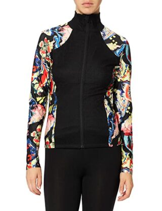Desigual Sweat_Berna Strickjacke Damen, Schwarz