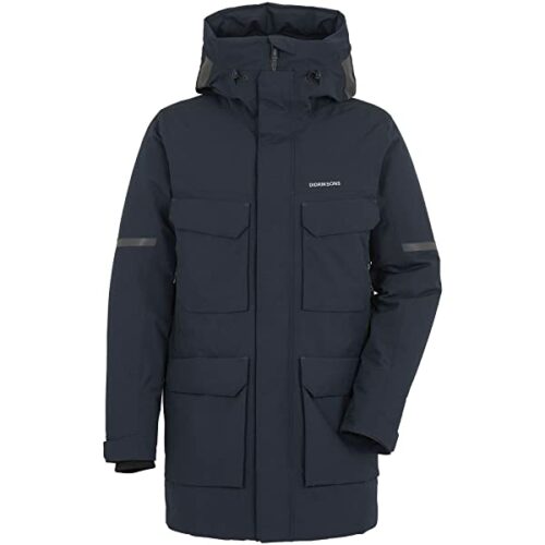 Didriksons Drew Usx Parka Herren, Blau