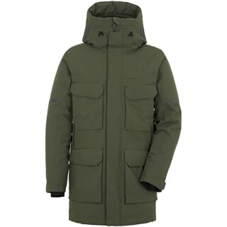 Didriksons Drew Usx Parka Herren, Grün