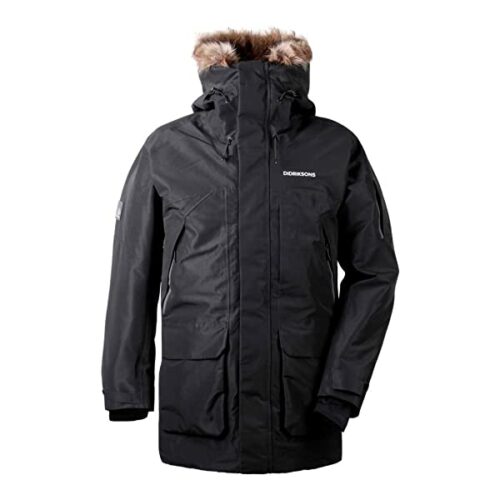 Didriksons Marcel Parka Herren, Schwarz