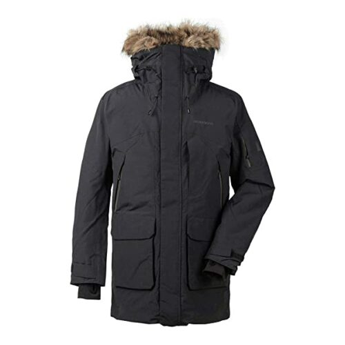 Didriksons Marcel Parka Herren, Schwarz