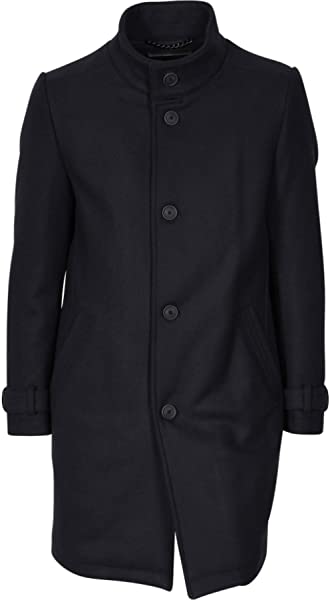 Drykorn Onnex Wollmantel Herren, Blau Drykorn Onnex Wollmantel Herren, Blau