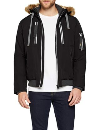 ESPRIT Blouson Herren, Schwarz
