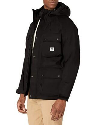 Element Mountain Parka Herren, Schwarz