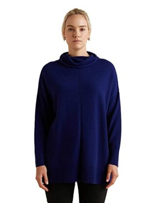 Elena Mirò Kaschmir Pullover Damen, Blau