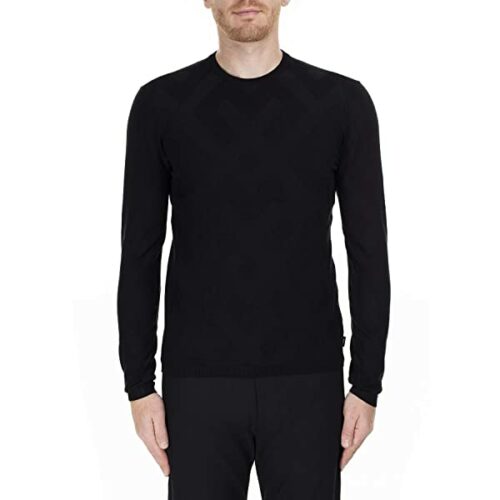 Emporio Armani Strickpullover Herren, Schwarz