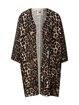 FROGBOX Strickjacke Damen, Schwarz