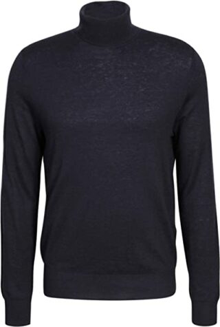 Filippa K Rollkragen Strickpullover Herren, Blau