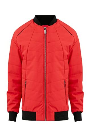 Finn Flare Bomberjacke Herren, Rot