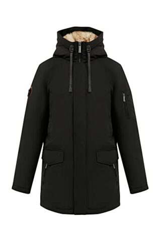 Finn Flare Daunenjacke Herren, Schwarz