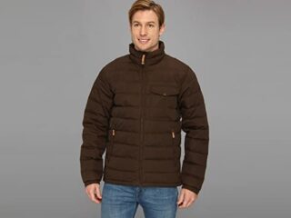 Fjällräven Övik Daunenjacke Herren, Grün