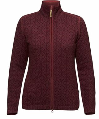 Fjällräven Övik Frost Cardigan Damen, Rot