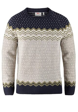Fjällräven Övik Strickpullover Herren, Blau