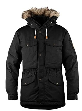 Fjällräven Singi Daunenjacke Herren, Schwarz