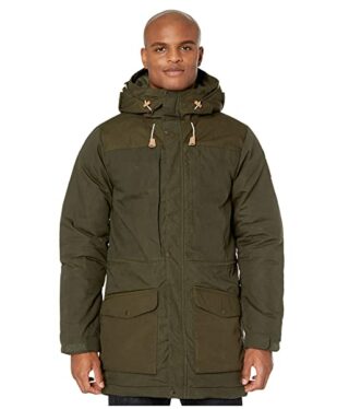 Fjällräven Singi Wool Padded Parka Herren, Grün